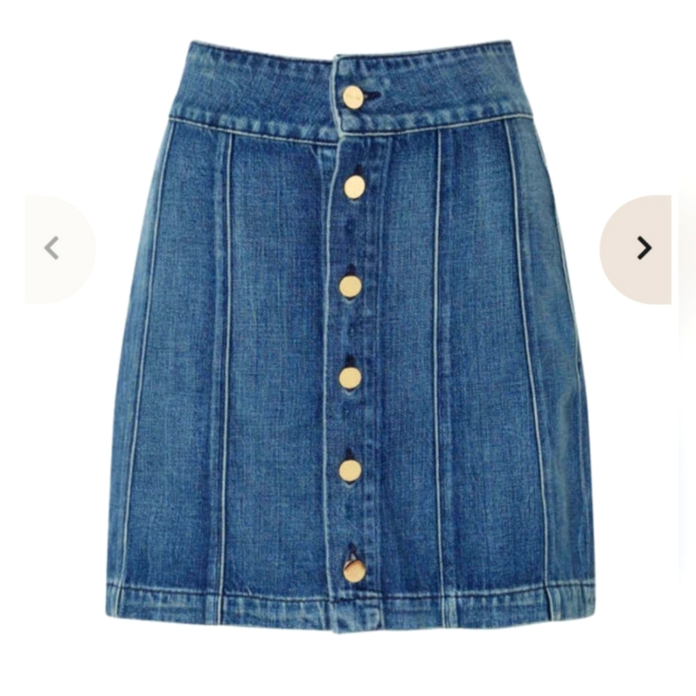 Frame Denim Le Panel Mini Skirt Size 28